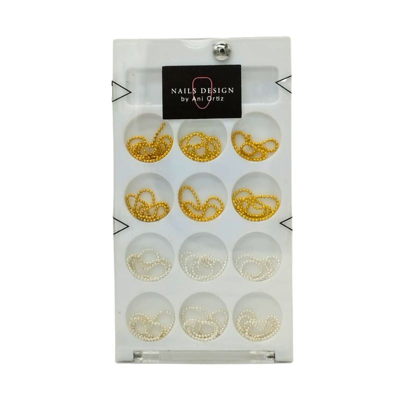 PACK CADENA ORO Y  BLANCO