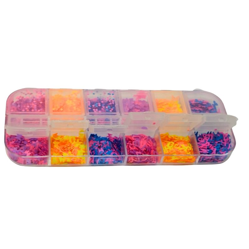 PACK 12  LETRAS DE VARIOS COLORES